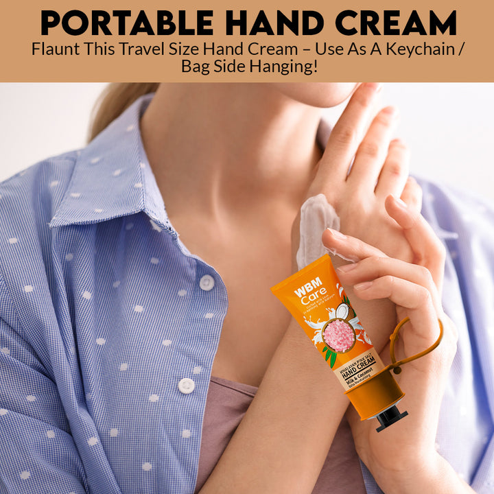 Hand Cream (Milk &amp; Coconut)-30g | Wbm Care