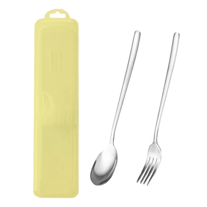 European Style Portable Flatware (Yellow) | WBM MART