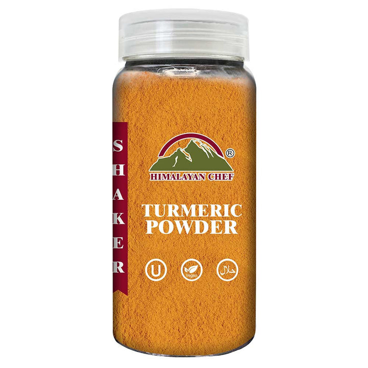 Turmeric Powder Plastic Shaker - 0.4 lbs (180g) | Himalayan Chef