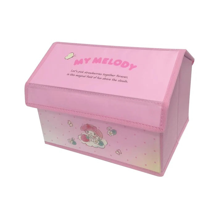 Sanrio My Melody Strawberry Collection House Storage Box – Cute Organizer Bin | WBM MART