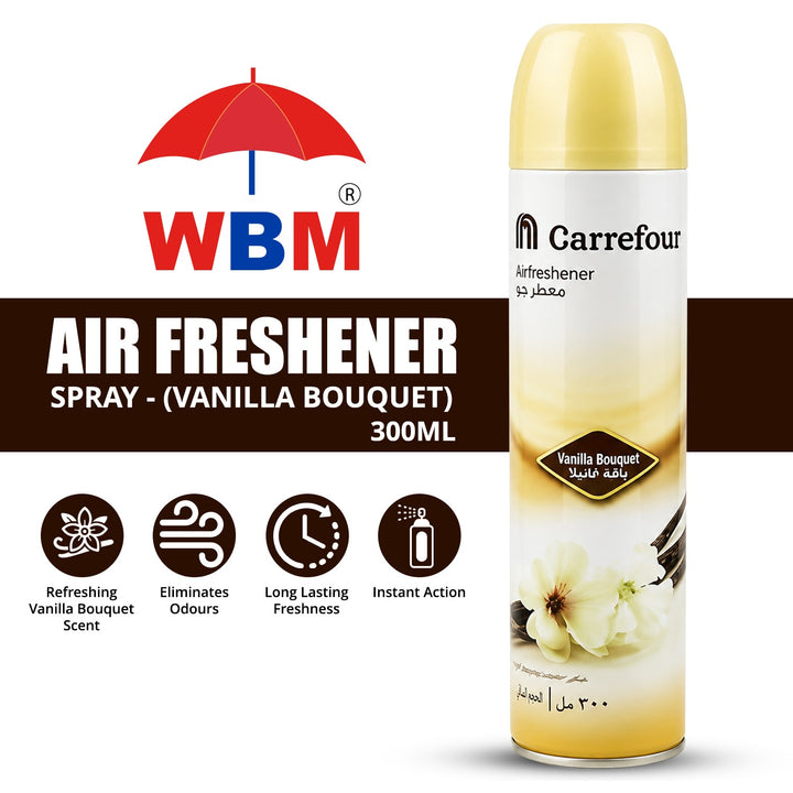 Air Freshener Spray (Vanilla Bouquet) - 300ml | CRF
