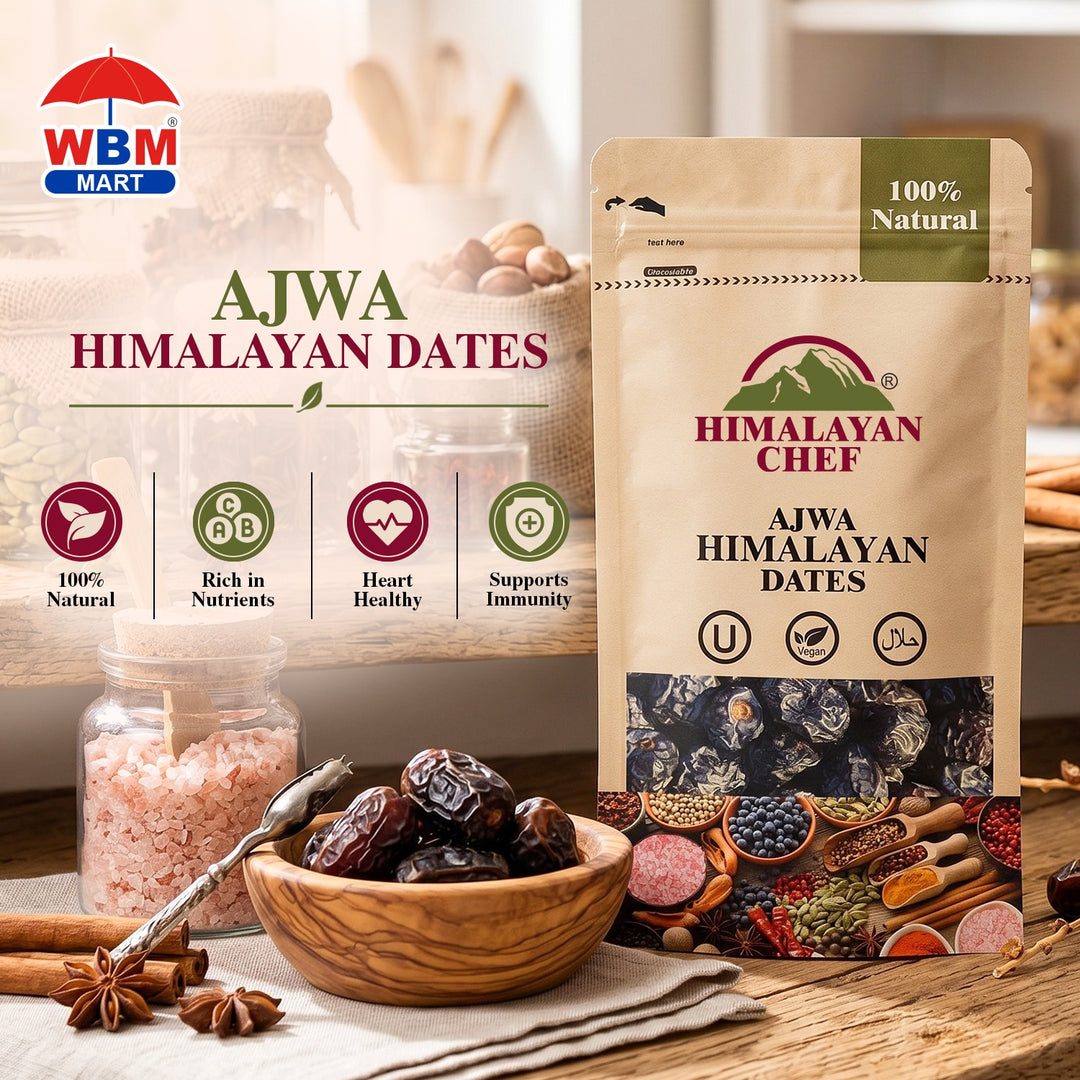Ajwa Dates - 0.9 lbs (400g) | Himalayan Chef