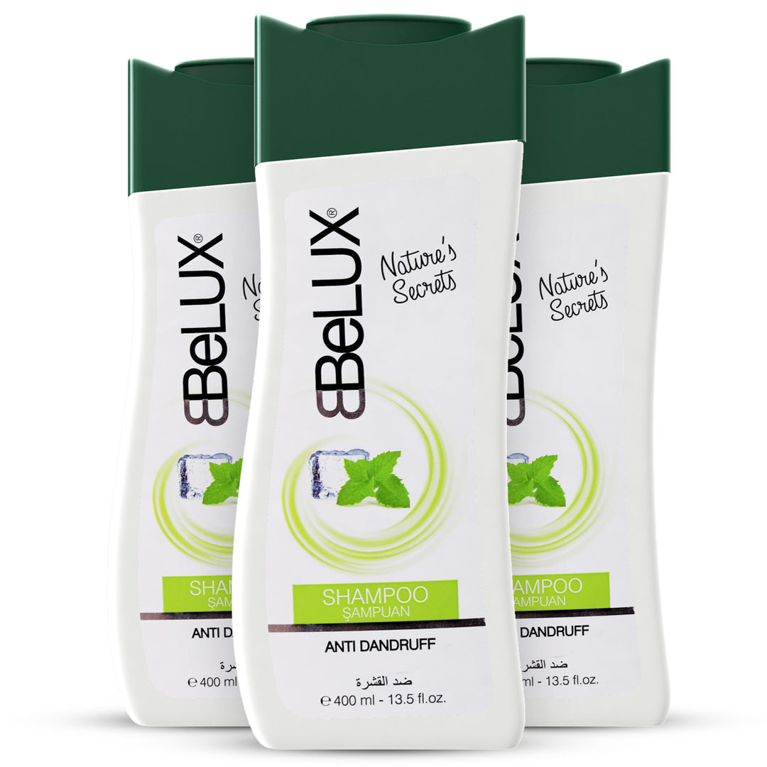 (Pack of 3) Anti Dandruff Shampoo - 400ml | WBM Belux