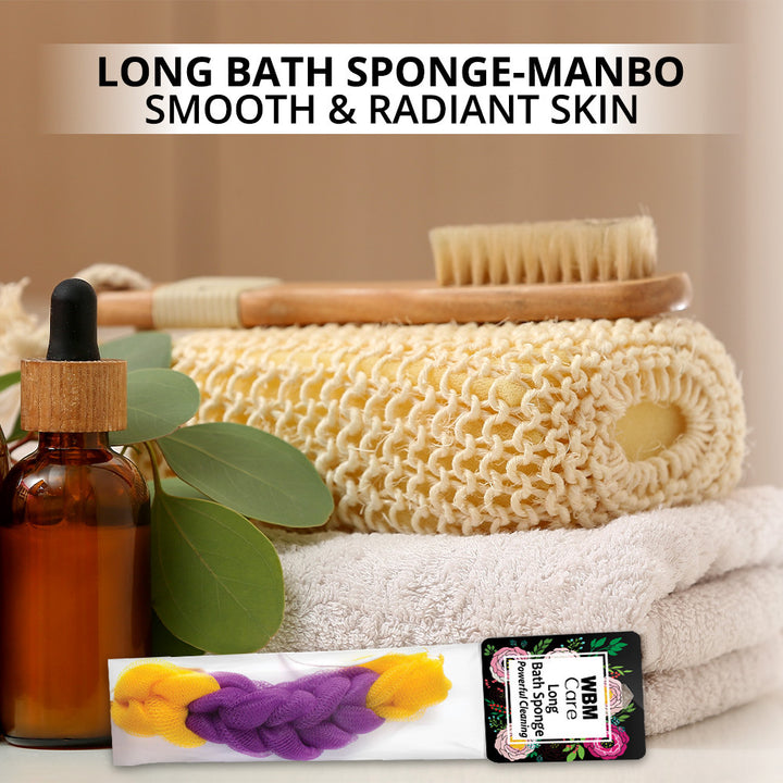 Long Bath Sponge - Manbo | WBM Care