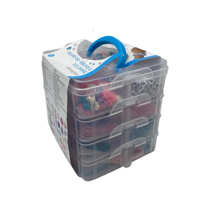Layered DIY Beads Organizer – Multi Compartment Storage Box | WBM MART