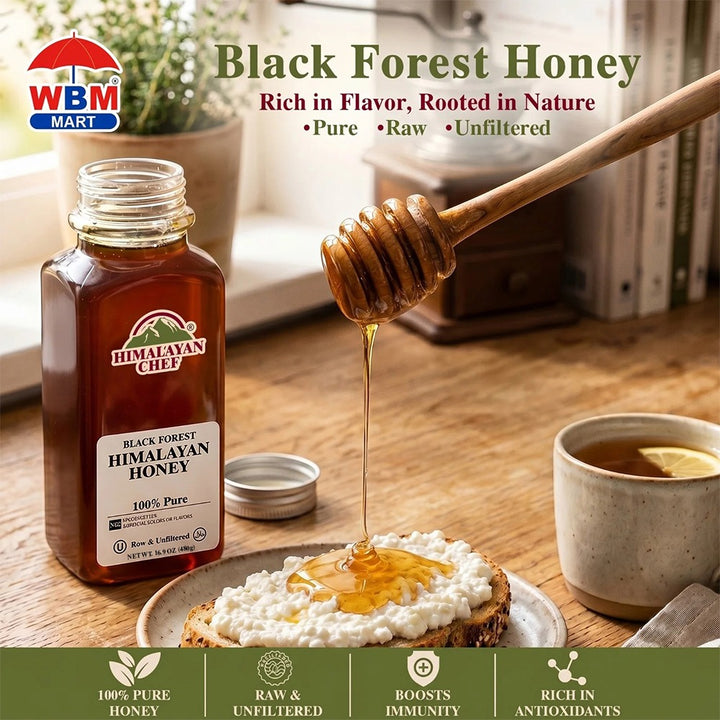 Gluten Free Black Forest Honey - 1 lbs (480g) | Himalayan Chef