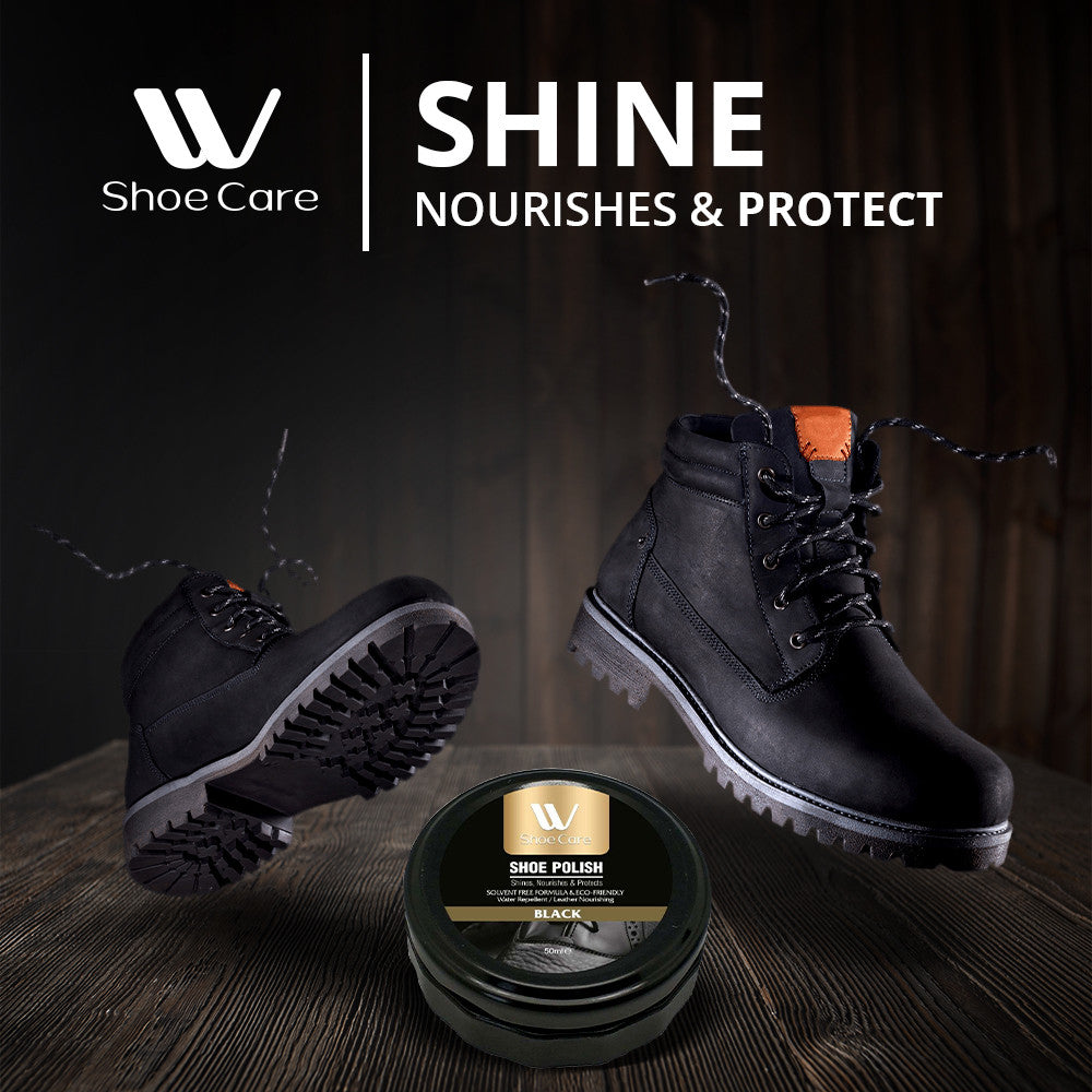 Shoe Polish Black | 50ml - WBM Shoe Care