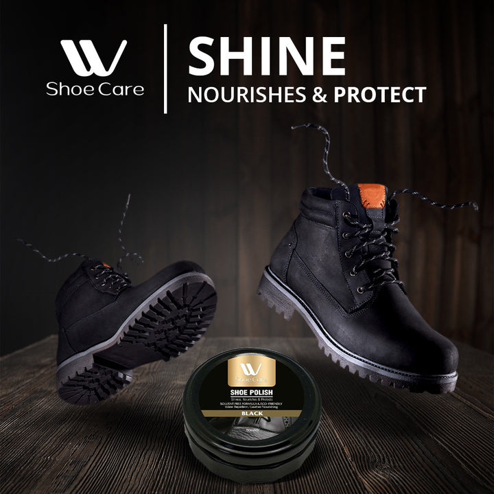 Shoe Polish Black | 50ml - WBM Shoe Care