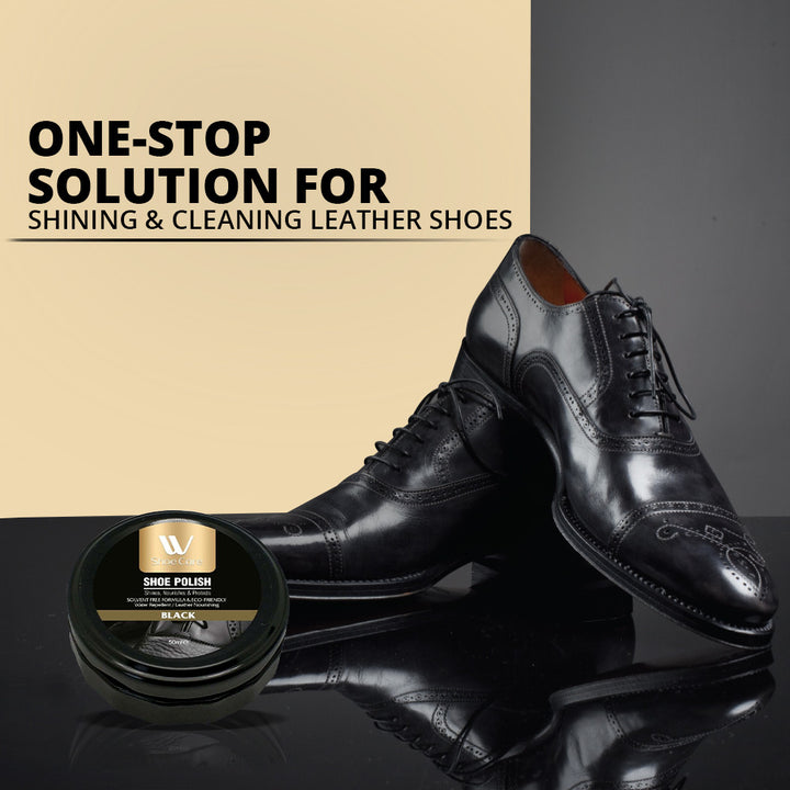 Shoe Polish Black | 50ml - WBM Shoe Care