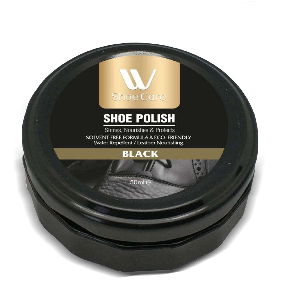 Shoe Polish Black | 50ml - WBM Shoe Care