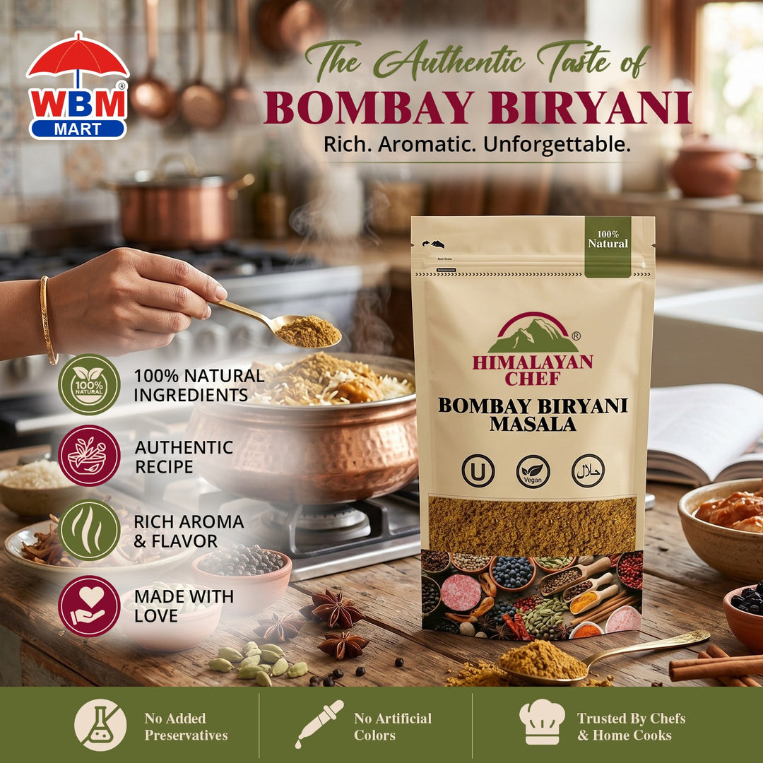 Bombay Biryani Masala - 0.22 lbs (100g) | Himalayan Chef