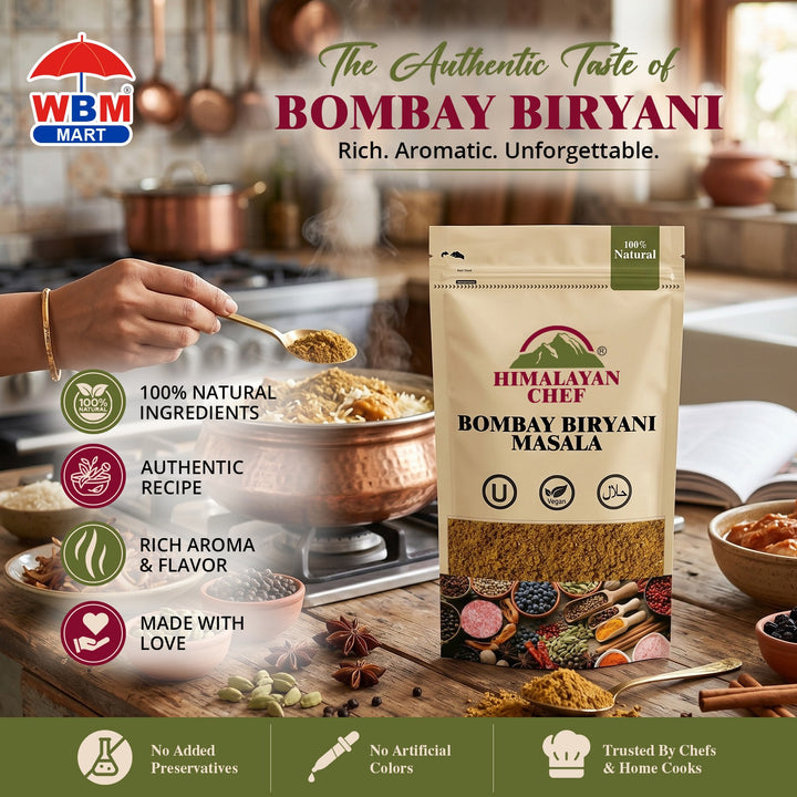 Bombay Biryani Masala - 0.22 lbs (100g) | Himalayan Chef