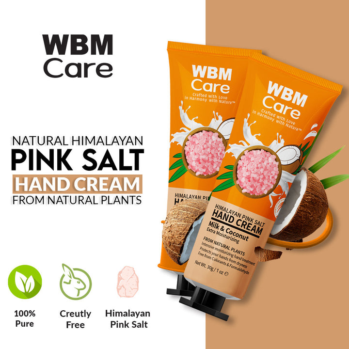 Hand Cream (Milk &amp; Coconut)-30g | Wbm Care