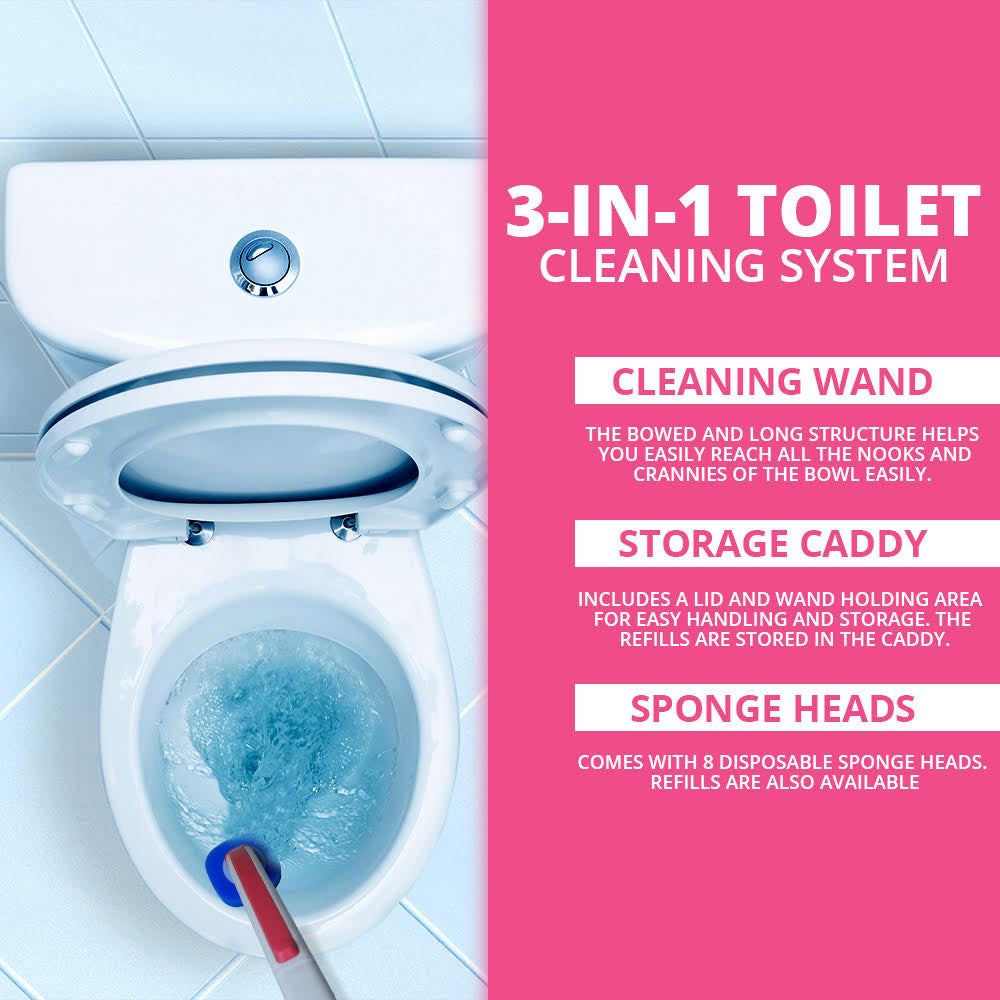 Disposable Toilet Cleaner with 8 refills | WBM Home