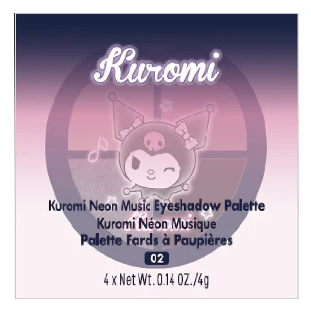 Eyeshadow Palette (02) Kuromi Neon Music | WBM MART