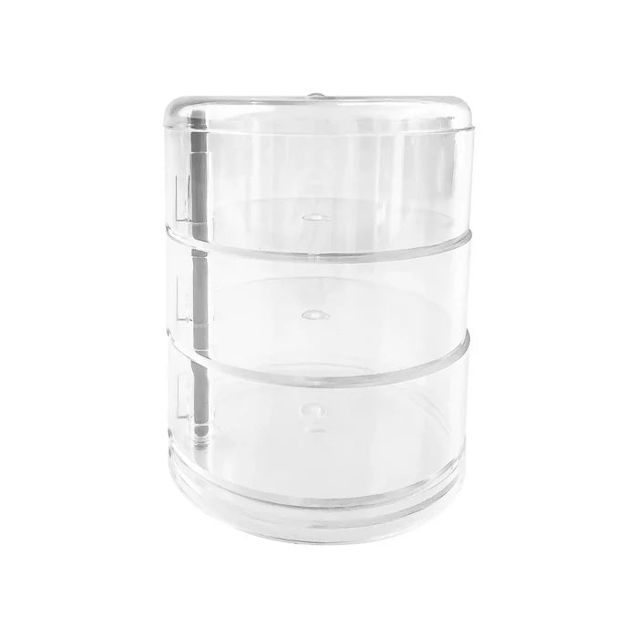 Rotatable Jewelry Storage Box Multi Layer Organizer Case | WBM MART