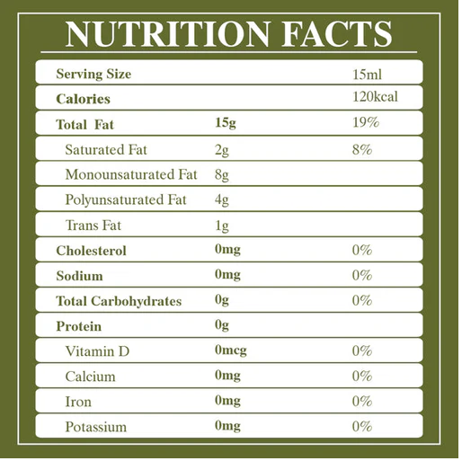 Cooking Oil Craft Bag - 2.2 lbs (1 Ltr) | Himalayan Chef