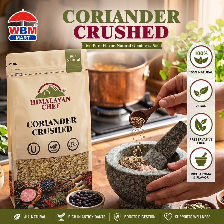 Coriander Crushed - 0.22 lbs (100g) | Himalayan Chef