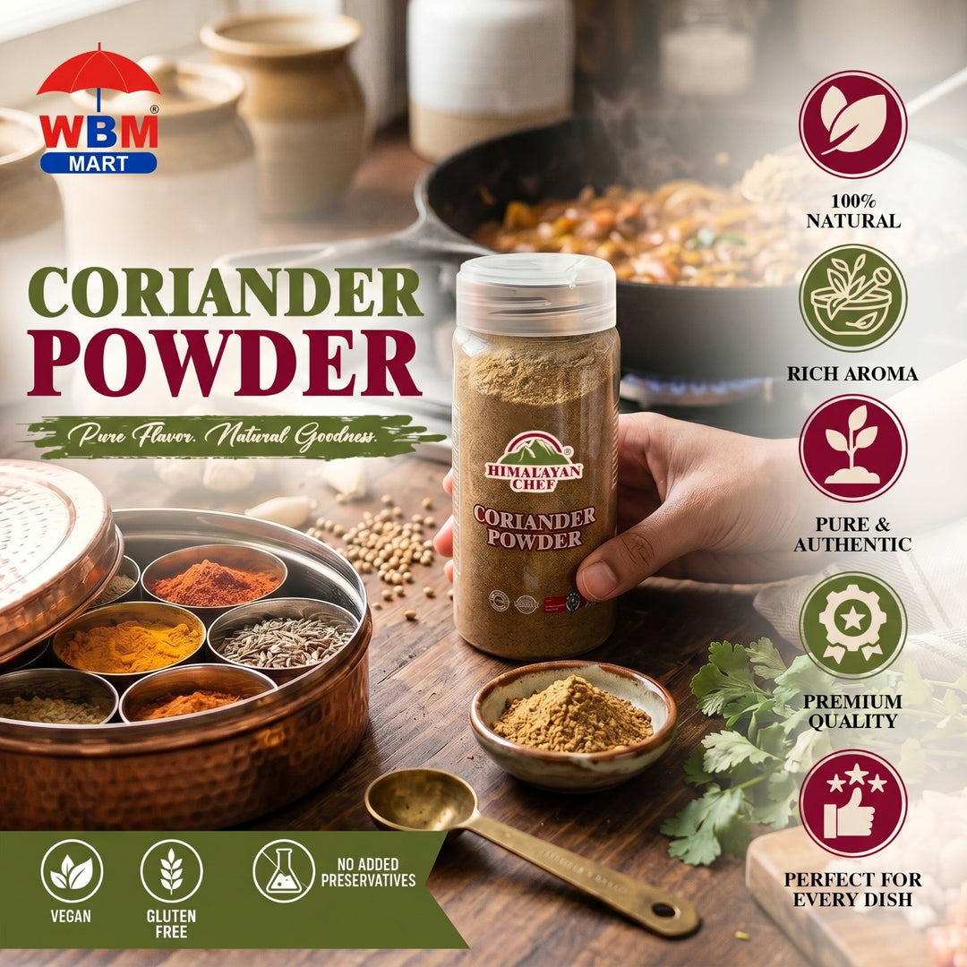 Coriander Powder Plastic Shaker - 0.26 lbs (120g) | Himalayan Chef