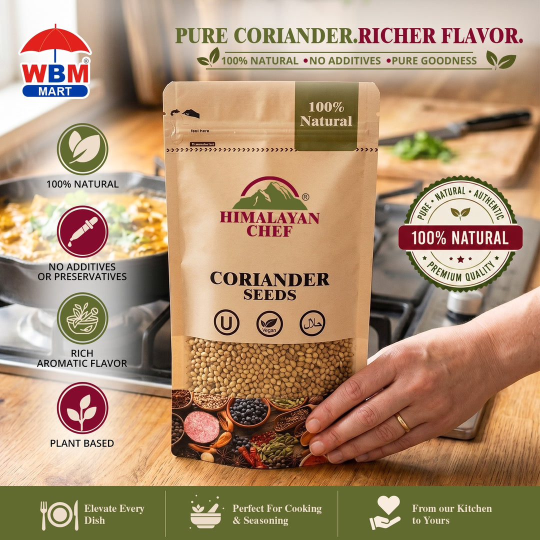 Coriander Seeds - 0.22 lbs (100g) | Himalayan Chef