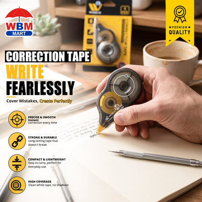 Correction Tape - 1 Pcs | WBM World