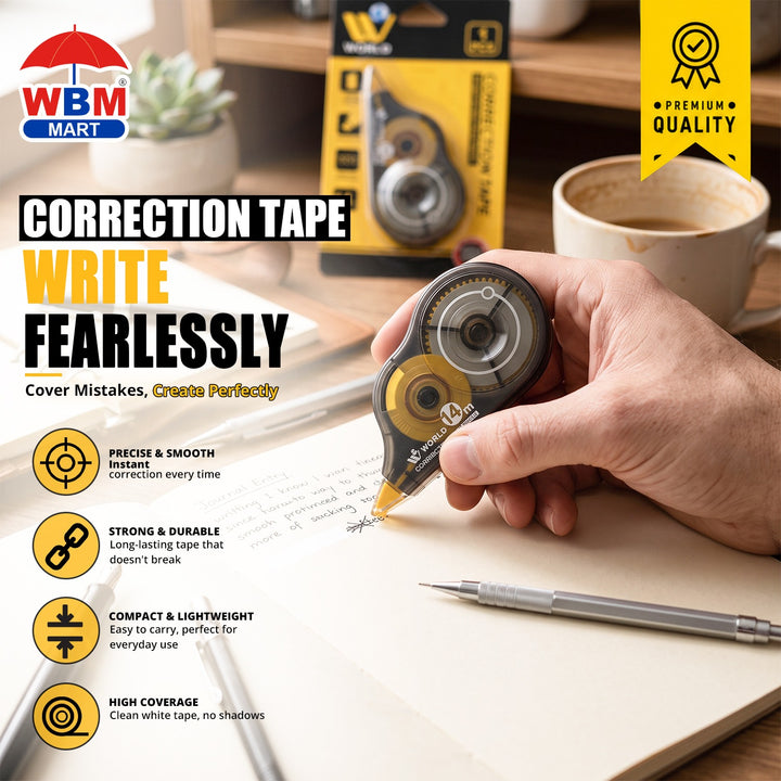 Correction Tape - 1 Pcs | WBM World