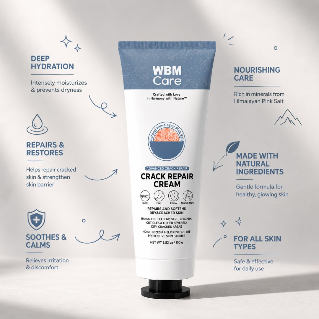 Hand and Foot Crack Repair Cream - 100g | WBM Care