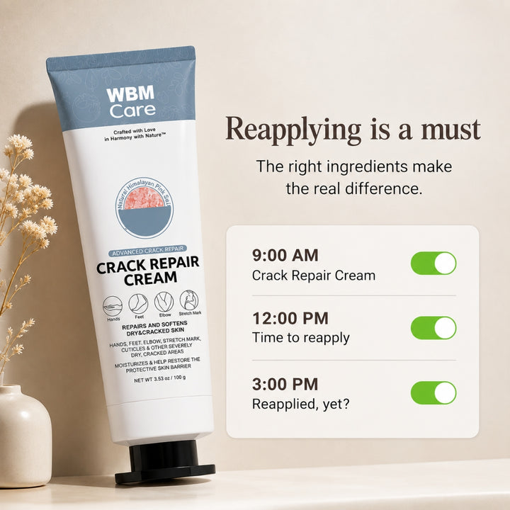Hand and Foot Crack Repair Cream - 100g | WBM Care