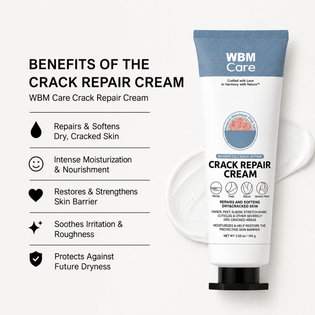 Hand and Foot Crack Repair Cream - 100g | WBM Care