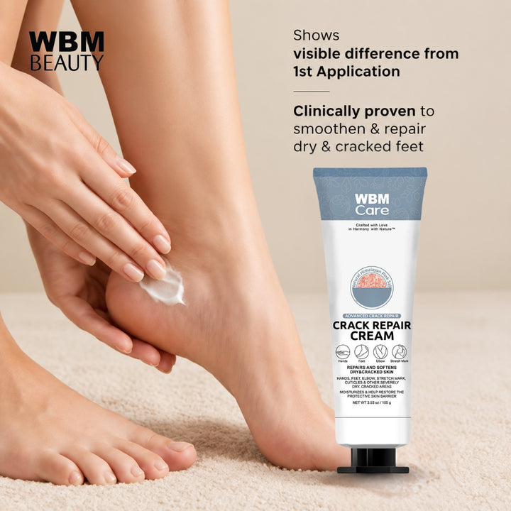 Hand and Foot Crack Repair Cream - 100g | WBM Care