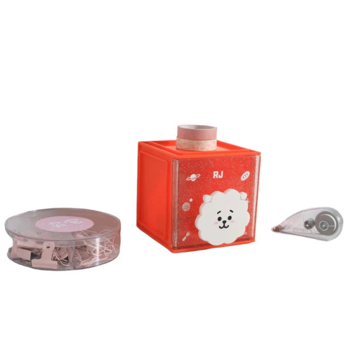 BT21 RJ Small Storage Cube Cute Organizer Box | WBM MART