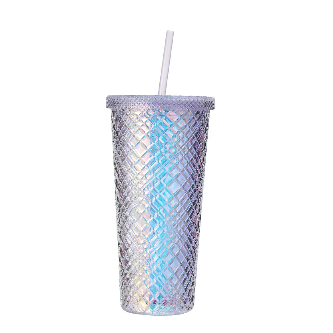 Durian Design Plastic Tumbler with Straw (610mL, random color )| WBM MART