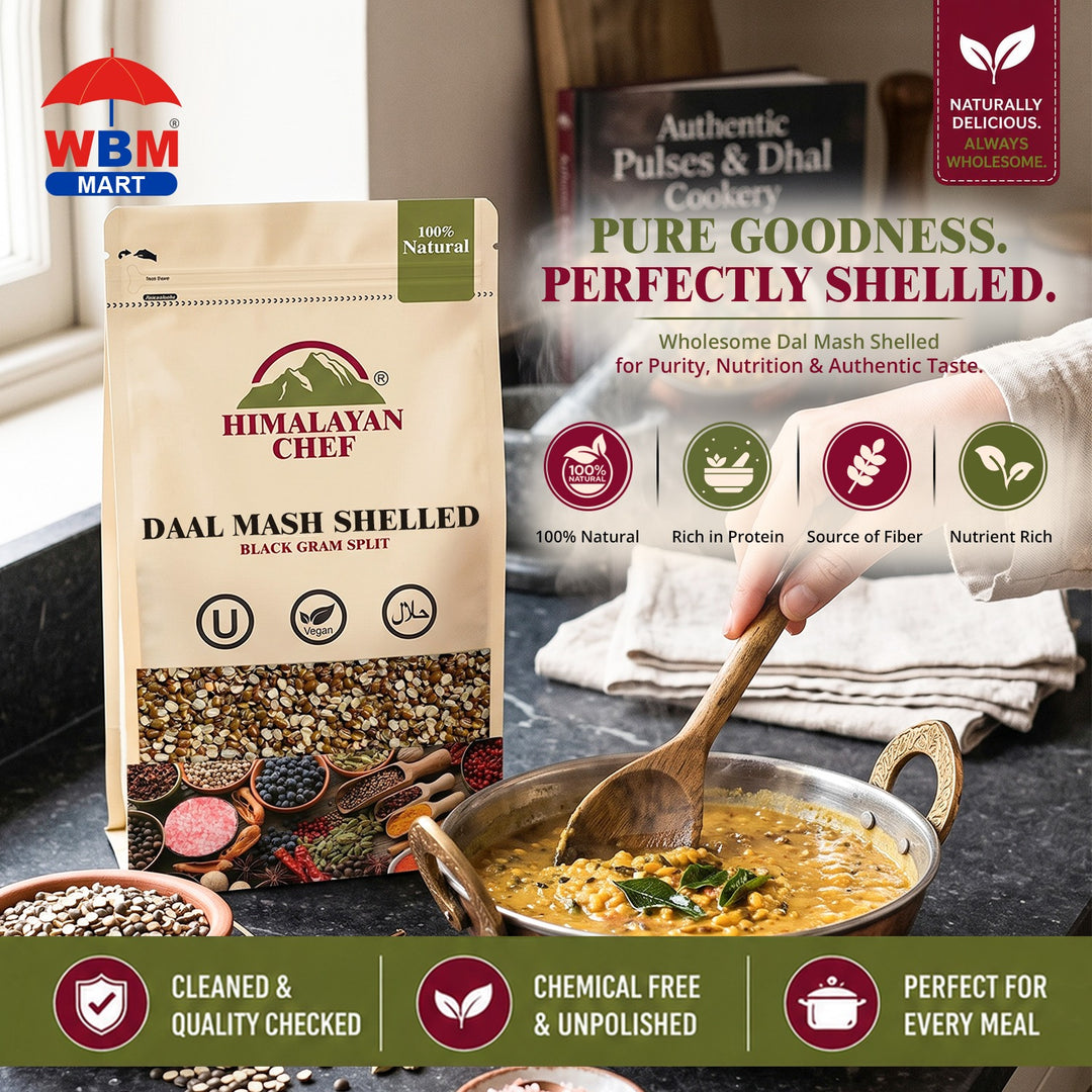 Daal Mash Shelled - 2 lbs (908g) | Himalayan Chef