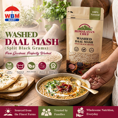 Daal Mash Washed - 1 lbs (454g) | Himalayan Chef