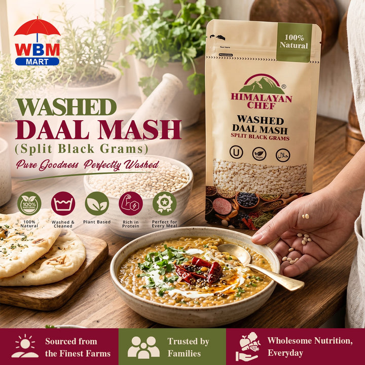 Daal Mash Washed - 1 lbs (454g) | Himalayan Chef