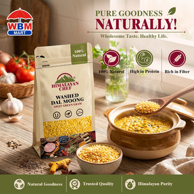 Gluten Free Daal Mong Washed - 2 lbs (908g) | Himalayan Chef