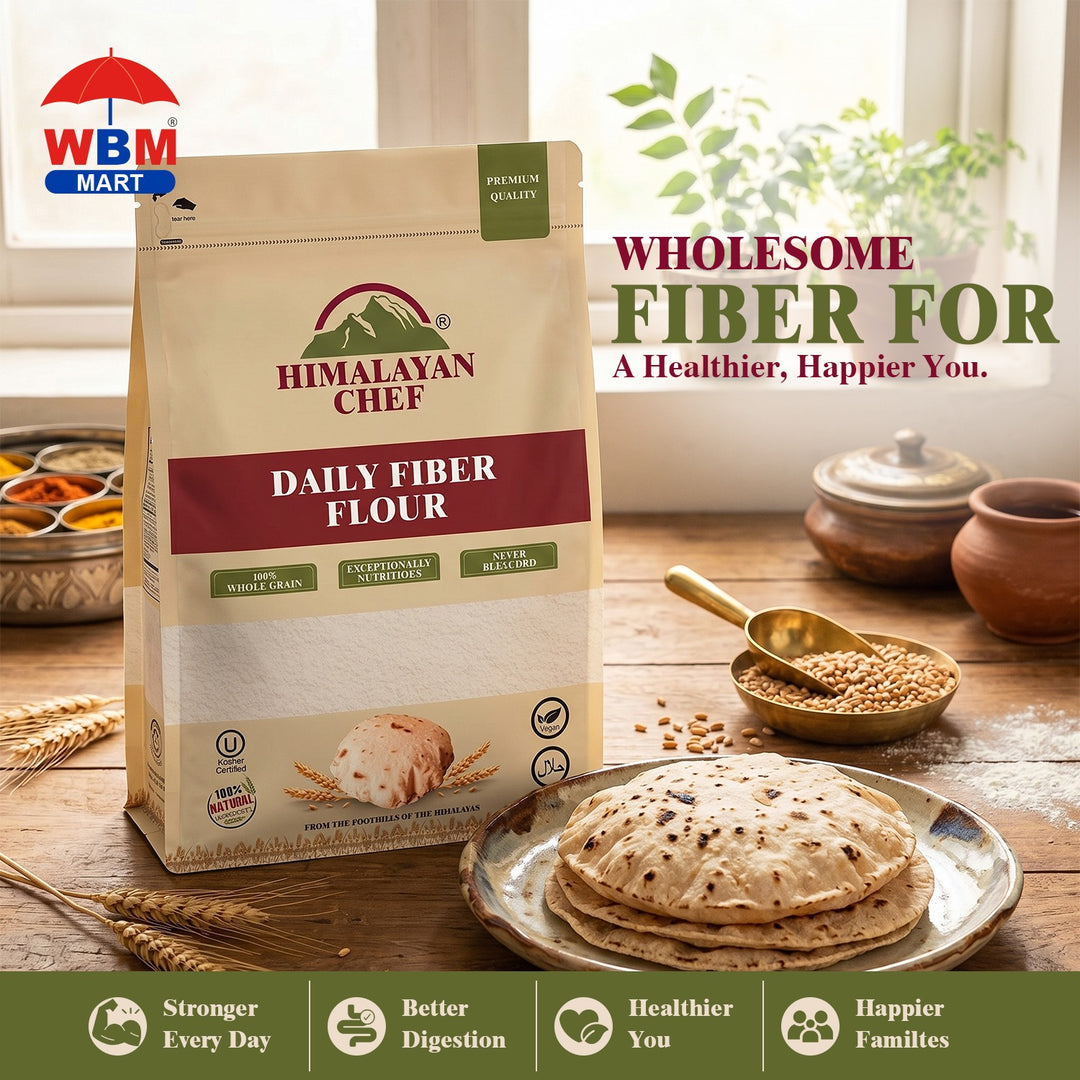 Daily Fiber Multivitamin Flour (Atta) - 20 lbs (9000g) | Himalayan Chef