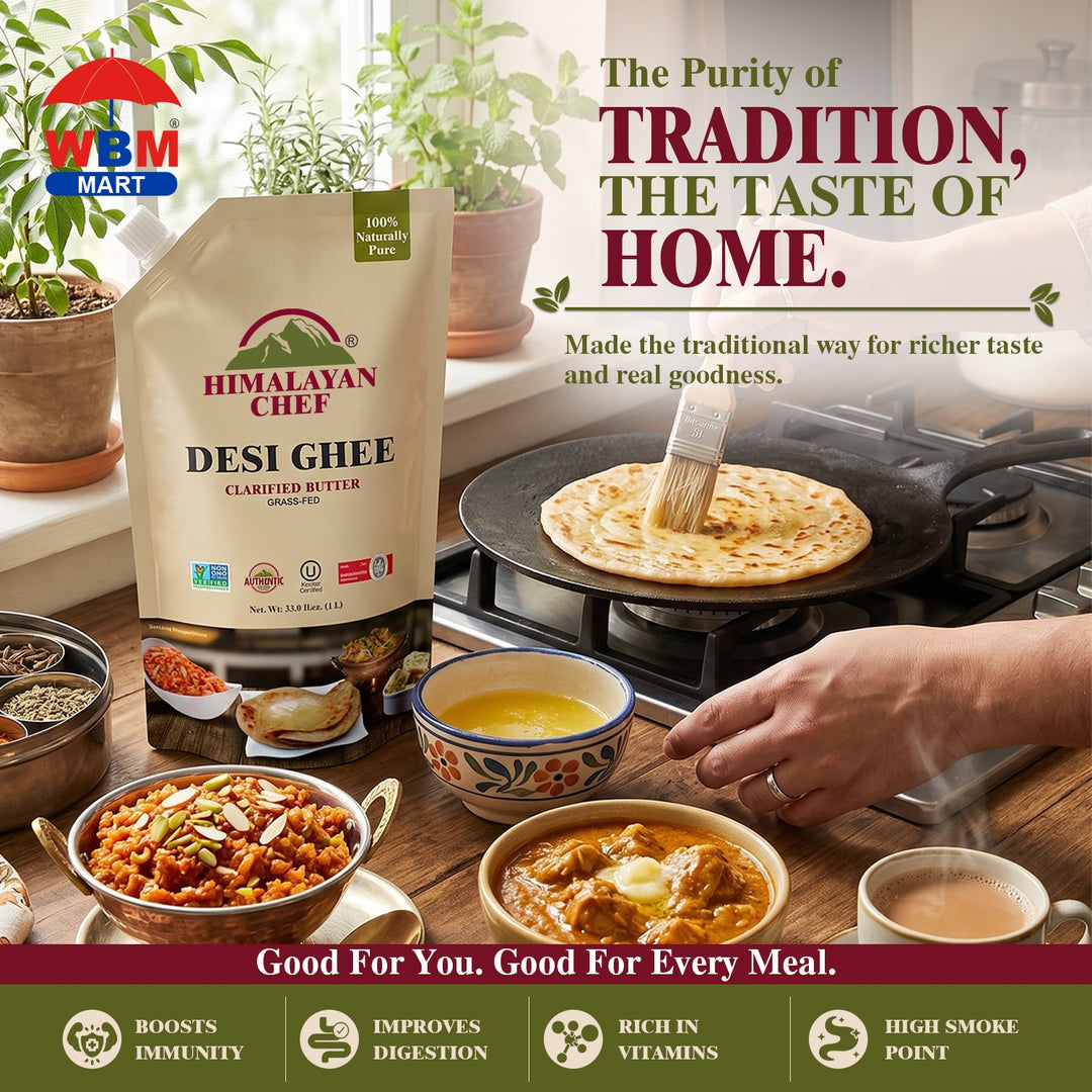 Desi Ghee- Craft bag - 2.2 lbs (1 Ltr) | Himalayan Chef