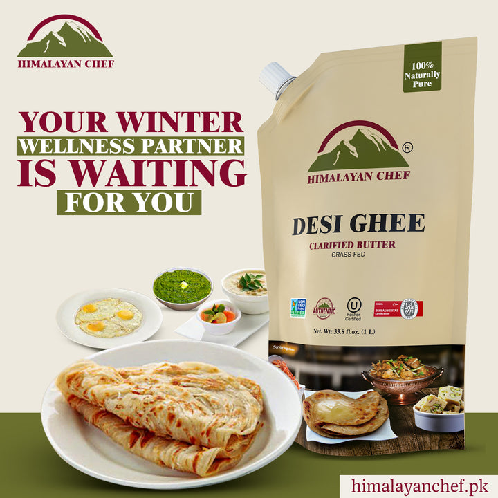 Desi Ghee- Craft bag - 2.2 lbs (1 Ltr) | Himalayan Chef