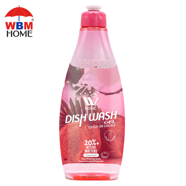 Dish Wash Gel Coconut - 500 ml | WBM Home