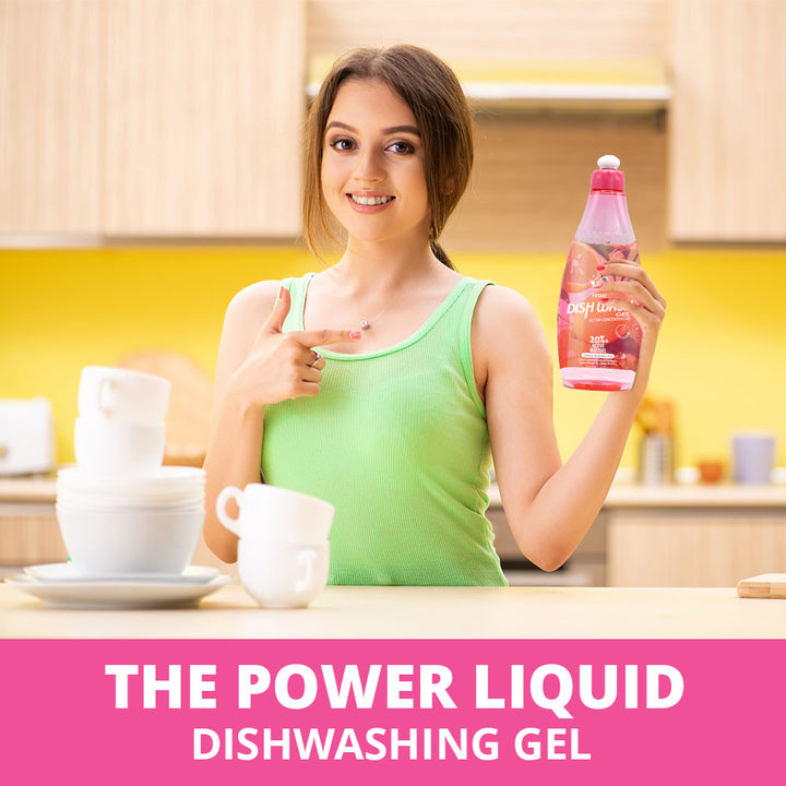 Dish Wash Gel Lemon &amp; Green Tea - 500 ml | WBM Home