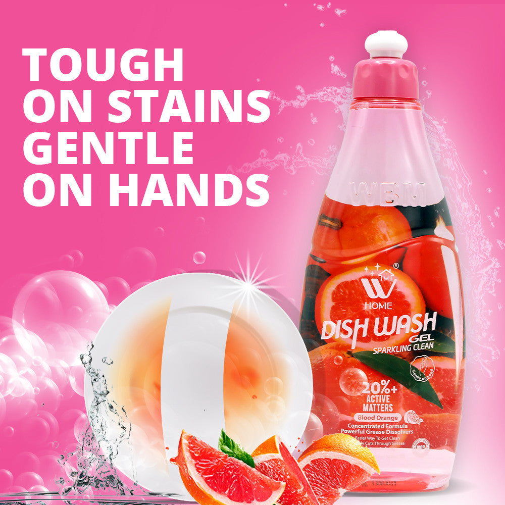 Dish Wash Gel Blood Orange - 500 ml | WBM Home
