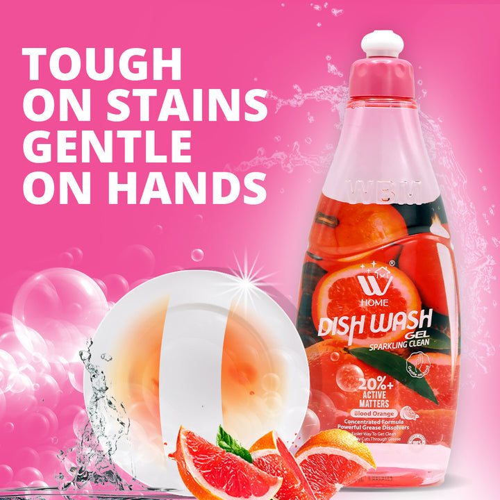 Dish Wash Gel Blood Orange - 500 ml | WBM Home