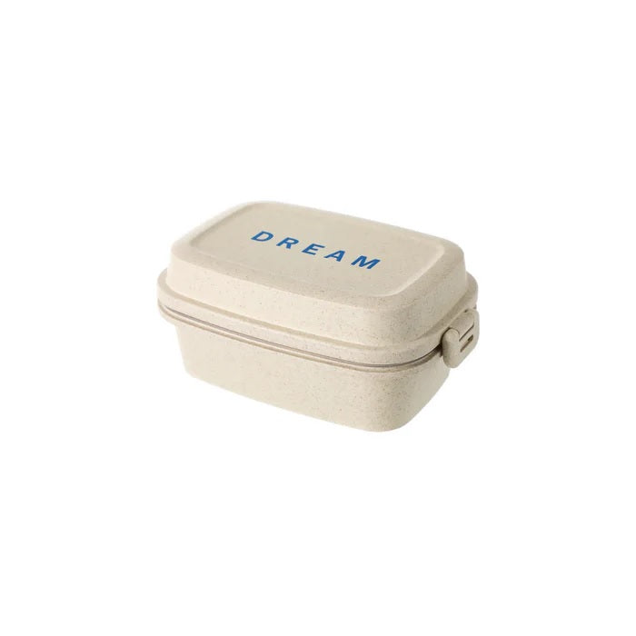 Wheat Straw Bento Box with Double Clips 980ml | WBM MART