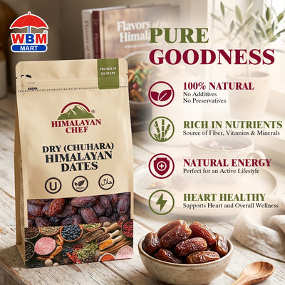 Dry Dates - 0.9 lbs (400g) | Himalayan Chef