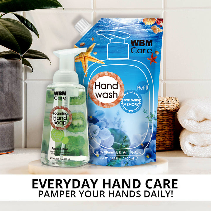 Everyday Hand Care with Foaming Hand Wash &amp; Refill | WBM Care