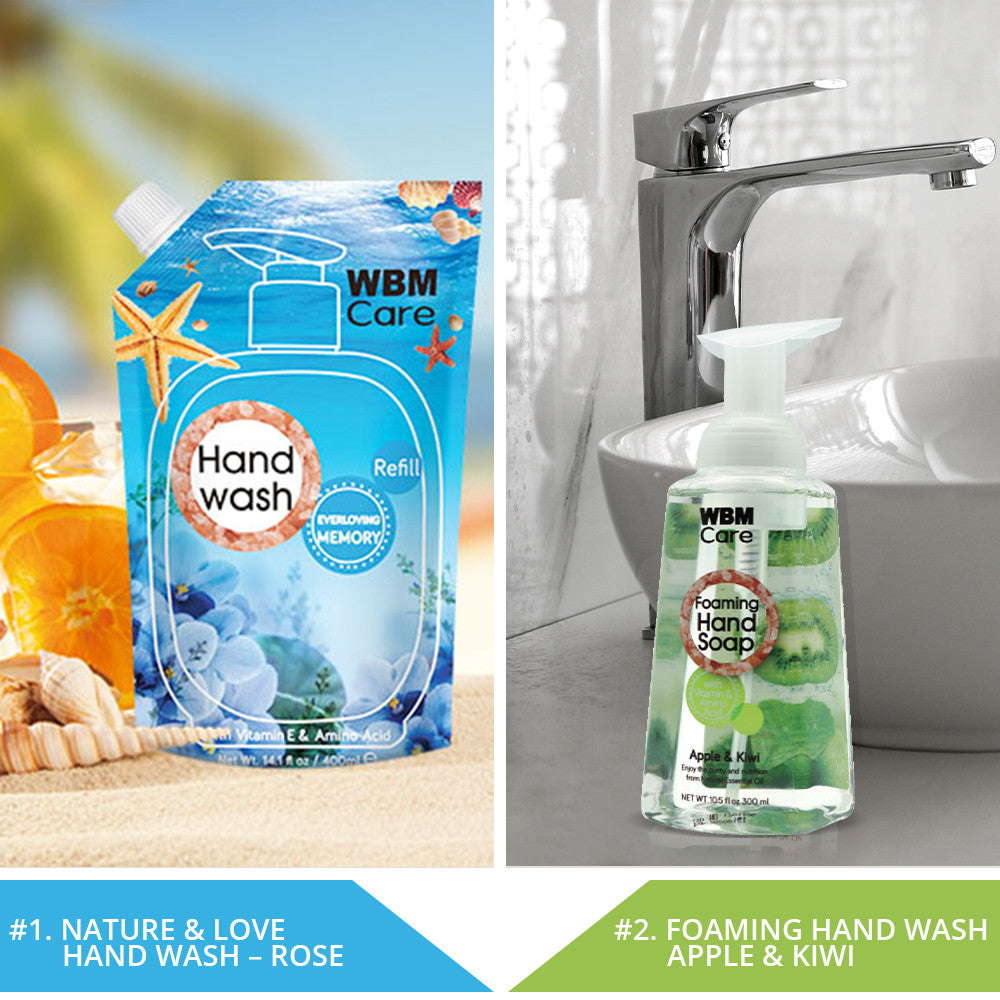 Everyday Hand Care with Foaming Hand Wash &amp; Refill | WBM Care