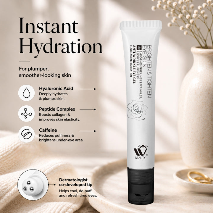 Eye Gel For Dark Circles and Puffiness - 20ml | WBM Beauty