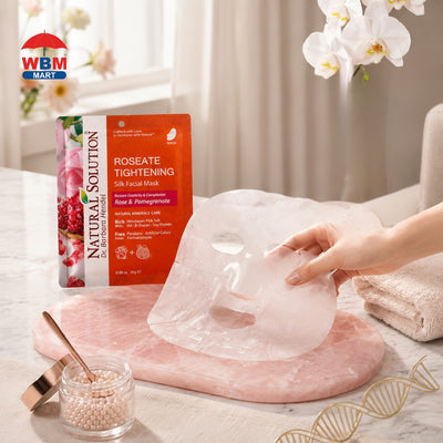Facial Mask (Rose & Pomegranate) - 25g | Natural Solution
