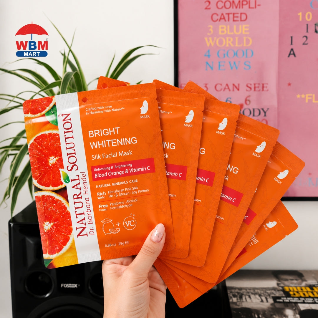 Facial Mask (Blood Orange &amp; Vitamin C) - 25g | Natural Solution